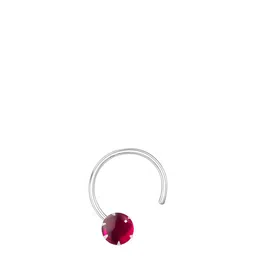 Peenzone Jewellers Silver-Plated Cubic Zirconia Stud Nosepin-picture-21