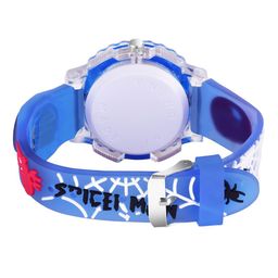 Shocknshop Boys Patterned Dial & Straps Analogue Watch 334 Spider Blue image 4