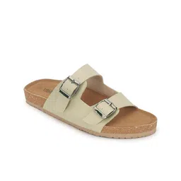 Truffle Collection Women Open Toe Flats with Buckles-68