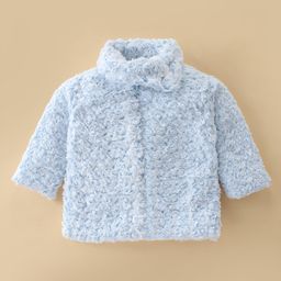Little Kangaroos Winter Wear Quilted Hooded Jacket - Blue-image-26