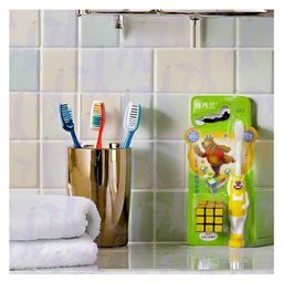 Yunicorn Max Unisex Bear Kids Toothbrush with Cube Toy -Colour may vary-50