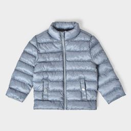 Mi Arcus Full Sleeves Solid Quilted Zipper Jacket - Grey-picture-41