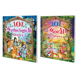 gowoo 101 Mythological Stories and Moral Stories (Ages 3-12) (Paperback) : Kids learning story book, Fun educational story, Kids mythological story, Learning tales for children | Pack of 2 Story Books-picture-8
