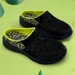 Hopits Mesh Detailed & Ghost Designed Shoes - Black-image-74