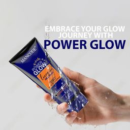 MANCODE Pack Of 2 Power Glow Face Wash With Charcoal Scrub -100ml+100g image 3