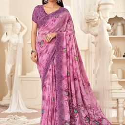 Panzora Women Floral Printed Saree-image-92