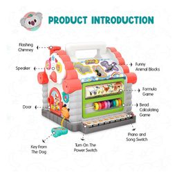 Magicwand Musical Learning House for Toddlers with Lights & Sound 3 Yrs & Up Pack of 1 Multi-Colored image 4
