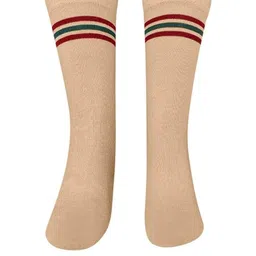 MUKHAKSH Beige Cotton Socks-picture-29