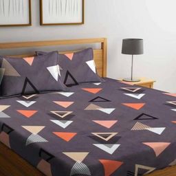 NEW TOWN Floral Superfine Queen Bedsheets-image-46