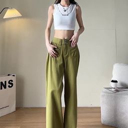 StyleCast x Revolte Women Wide Leg Slash Knee Jeans-image-27
