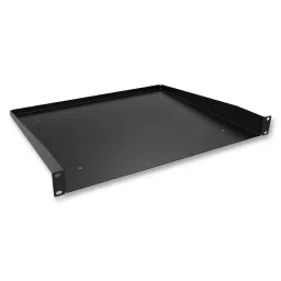 HAMMOND Rack Shelves UNVENTED SHELF, CANTILEVER, 1U, STEEL, RASU190115BK1-12