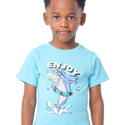 Nuego Boys Printed Bio Finish T-shirt-29
