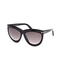 Tom Ford Women Cateye Sunglasses with UV Protected Lens FT1112 59 01B-image-75