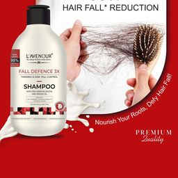 L'AVENOUR Set Of 2 Fall Defence 3X Thinning & Hair Fall Control Shampoo - 300 ml Each image 5