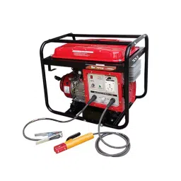 HPM 3 kVA Recoil Start Petrol Engine Single Phase 2 in 1 Portable DC Welding Generators, GE-W5500R-image-2