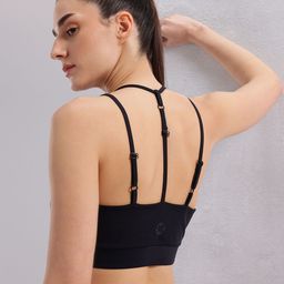 HRX by Hrithik Roshan Styled Back Full Coverage Lightly Padded Yoga Bra KY103_03_A-24