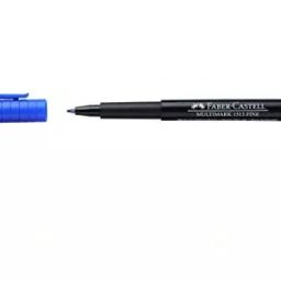 Faber-Castell Multimark 1513 Fine Blue Permanent Marker (Pack of 10)-picture-33
