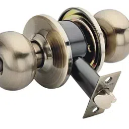 Met Craft Stainless Steel 304 Grade Without Keys Cylindrical Latch Tubular Door Lock (Antique)-image-7