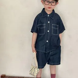 LULU & SKY Boys Shirt with Shorts-picture-35