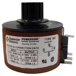 SUPERIOR ELECTRIC Variable Transformer, 120V, 2.25A, 10C-image-88