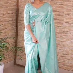KALINI Woven Design Zari Pure Silk Saree-picture-11