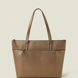 Accessorize PU Structured Tote Bag image 1