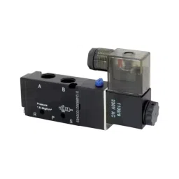 Kobmax Single Solenoid Valve 1/4 inch (6.25 mm) 5/2 Way, KX-4V-210-08-24