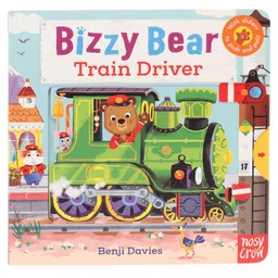 nosy crow Bizzy Bear Train Driver Board Book by Benji Davies - English-picture-28