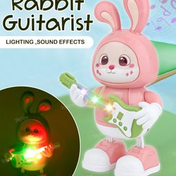 Toysire Dancing Rabbit Toy Guitarist With Light Music Toys For Kids-18