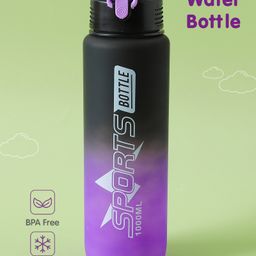 Leak Proof BPA Free Sports Bottle Purple - 1000 ml-image-85