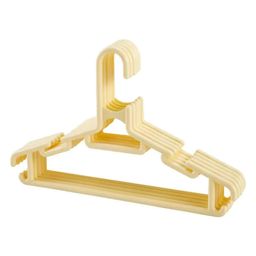 Safe-O-Kid Baby Hanger Set 6-Piece Plastic Clothes Hangers for Baby Wardrobe | Lightweight & Durable | for Newborn, Infant & Toddler Clothes - Yellow-picture-26
