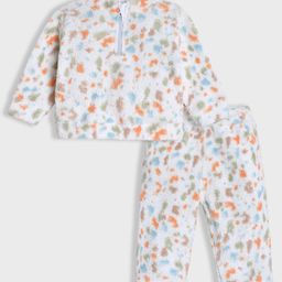 Mi Arcus Knit Full Sleeves Abstract Printed Coordinating Sweatshirt & Pant Set - Multi Colour-image-44
