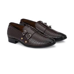 G L Trend Men Brown Monk Shoes-image-67