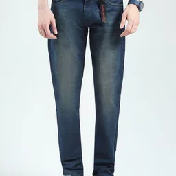 Monte Carlo Men Regular Fit Mid-Rise Light Fade Cotton Jeans-image-58