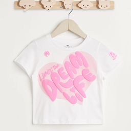 Juniors by Babyshop Girls Typography Barbie Printed T-shirt-image-64
