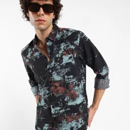 Campus Sutra Men Comfort Floral Opaque Printed Casual Shirt-image-71