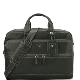 Da Milano Men Textured Leather Laptop Bag-54