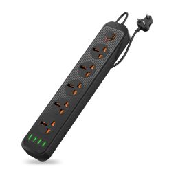 black Power Plate 6 - Power bank Board With 5 Power Sockets, 4 USB Ports-image-40