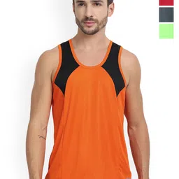 FTX Pack Of 4 Color Blocked Breathable Vests 727_1-727_3-727_5-727_8_S-17