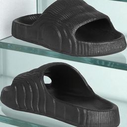 RIFOF Men Black PU Flip Flops-picture-28