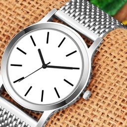 SZN Men Patterned Dial & Stainless Steel Straps Analogue Watch-4