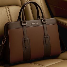CARRIALL Brand Logo Structured Buckle Detail Tote Bag-image-71