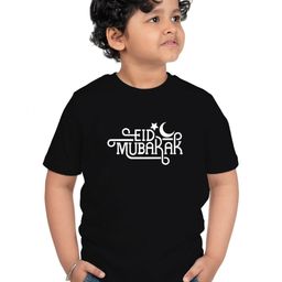 Chombooka Kids Typography Printed Monochrome Applique T-shirt-image-78
