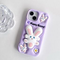 CASE CREATION iPhone 14 Pro 3D Money Bunny Rabbit Pop Bumper Case-20