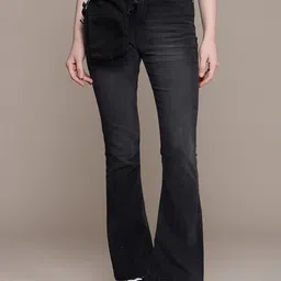 The Roadster Lifestyle Co Women Cotton Flared Fit High Rise Jeans-picture-47