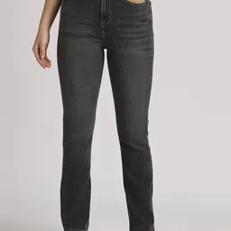 Pepe Jeans Women Mary Straight Fit High-Rise Light Fade Stretchable Jeans-picture-8