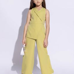 taffykids Girls Solid Basic Jumpsuit-image-75
