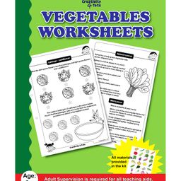 Creativity 4 Tots Vegetables Worksheet - English-26