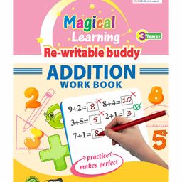 Actonn Re-writable Addition Work Book - English-13
