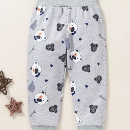 Kookie Kids Full Length Lounge Pant Bear Print  - Grey-picture-42